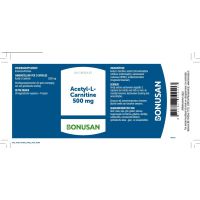 Acetyl-L-Carnitine 500 mg Bonusan 
