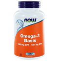 Omega-3 Basis 180 mg EPA 120 mg DHA NOW 