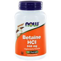 Betaïne HCl 648 mg Now 