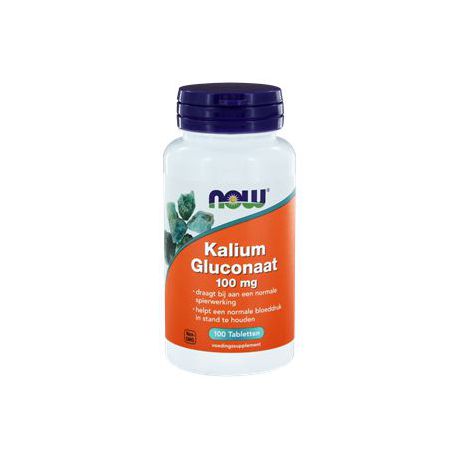 Kalium Gluconaat 99 mg Now