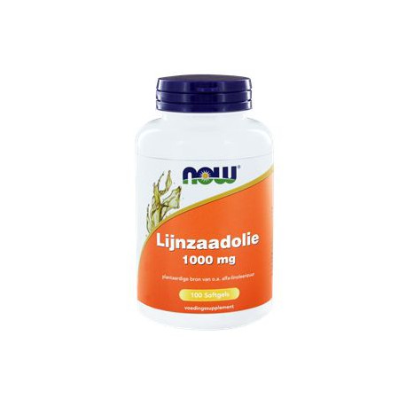Lijnzaadolie 1000 mg Now