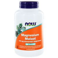 Magnesium malaat 115 mg Now