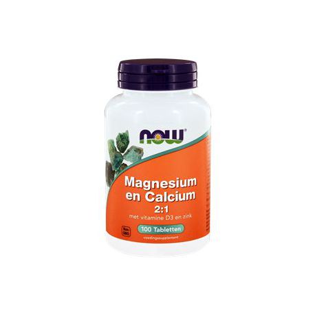 Magnesium en Calcium 2:1 NOW