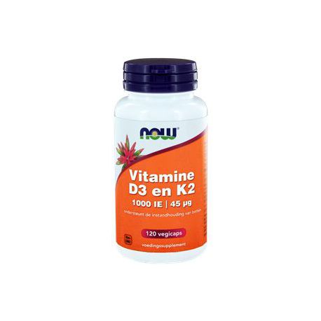 Vitamine D3 1000 IE & Vitamine K2 NOW