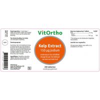 Kelp Extract (150 μg jodium) Vitortho 