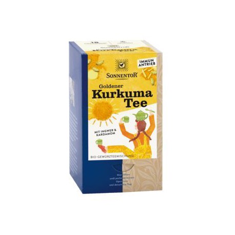 Gouden kurkuma thee bio Sonnentor 