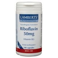 Vitamine B2 50mg (Riboflavine) Lamberts 