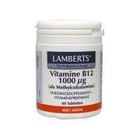 maïs begroting Memoriseren Vitamine B12 1000mcg (Methylcobalamine) Lamberts - Rode Pilaren Webshop