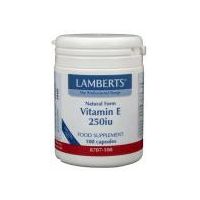 Vitamine E 250iu (natuurlijke) Lamberts 