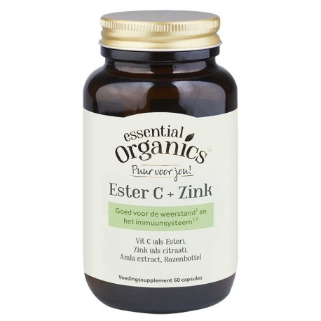 Ester C + zink puur voor jou Essential Organics 