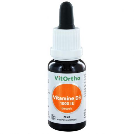  Vitamine D3 1000IE druppels Vitortho