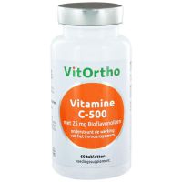 Vitamine C-500 met 25 mg bioflavonoïden Vitortho 