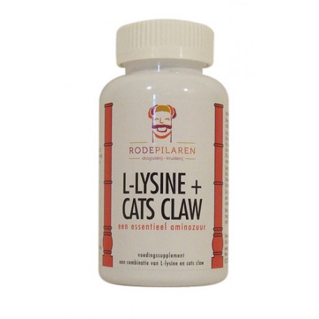 L-Lysine + Cats Claw Rode Pilaren