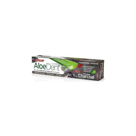 Aloe Vera Triple Action Charcoal Tandpasta AloeDent 