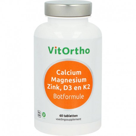 Calcium magnesium zink D3 en K2 Vitortho 