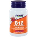 Vitamine B12 1000 mcg en Foliumzuur 100  NOW 