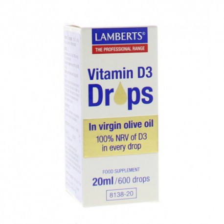 Vitamine D3 druppels Lamberts 