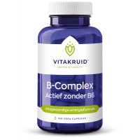B-Complex actief zonder B6 Vitakruid 