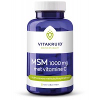 MSM 1000 mg met vitamine C Vitakruid
