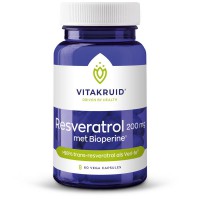 Resveratrol 200 mg met bioperine Vitakruid