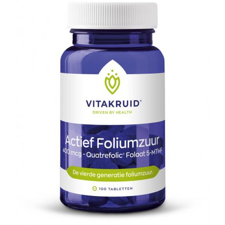 Actief Foliumzuur 400 mcg Vitakruid