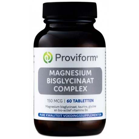 Magnesium Bisglycinaat Complex 150 mg + Taurine en Glycine Proviform 