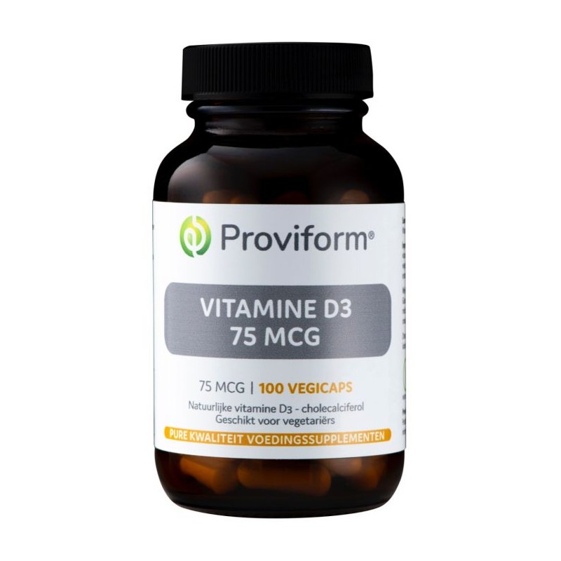 slachtoffers oppervlakkig Wonder Natuurlijke vitamine D3 - 75mcg Proviform - Webshop Rode Pilaren