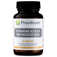 Vitamine K2 - 180 mcg & D3 - 25 mcg Proviform 