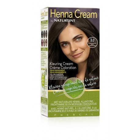 Henna cream 3.0 donker kastanje bruin Naturtint