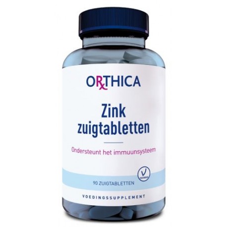 Zink zuigtabletten Orthica 