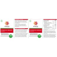 Vitamine B12 1000 mcg Capsules Methyl-/Adenosylcobalamine Vitals