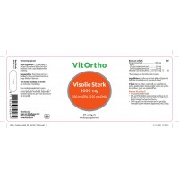 Visolie Sterk 1000 mg 330 mg EPA - 220 mg DHA Vitortho