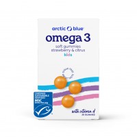 Omega-3 Gummies DHA en EPA met vitamine D3 Arctic Blue
