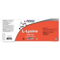 L-Lysine 1000 mg NOW