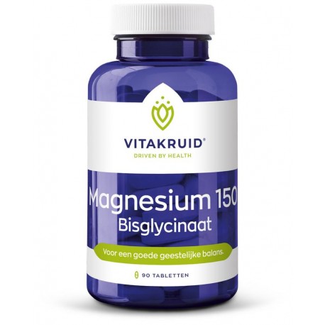 Magnesium 150 bisglycinaat Vitakruid