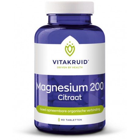 Magnesium 200 citraat Vitakruid