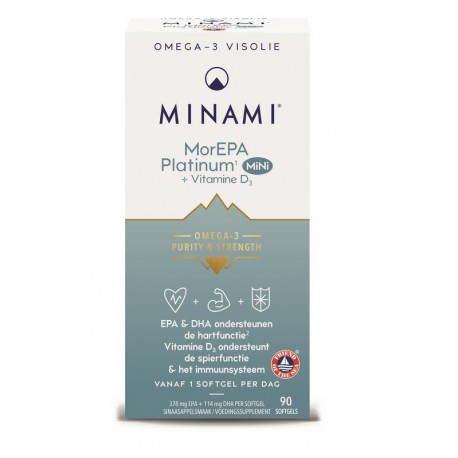 MorEPA platinum mini + vitamine D3 Minami