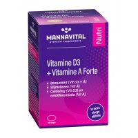 Vitamine D3 & vitamine A forte Mannavital