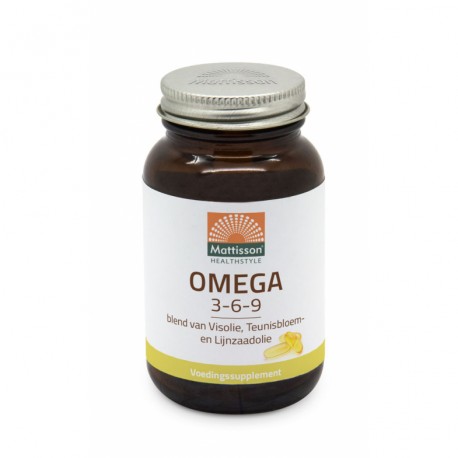 Omega 3-6-9 -Vis, Teunisbloem en Lijnzaadolie Mattisson 