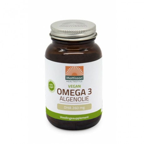 Vegan Omega-3 Algenolie - DHA 260mg Mattisson