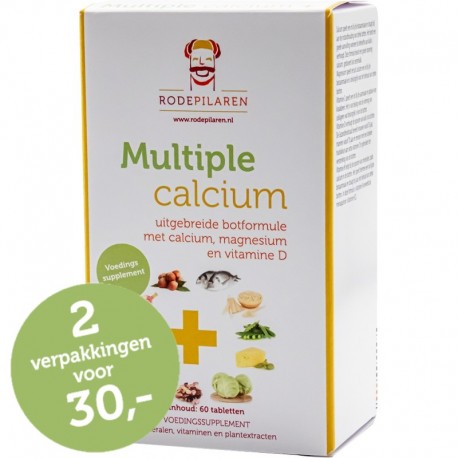 Multiple Calcium Plus Rode Pilaren 