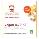 Vegan D3 & K2  Rode Pilaren