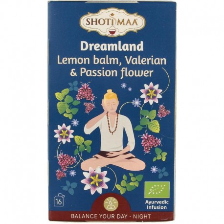 Dreamland lemon balm, valerian & pass flower bio Shoti Maa Thee