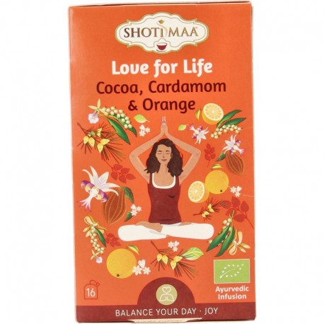 Love for life cocoa, cardamom & orange bio Shoti Maa Thee