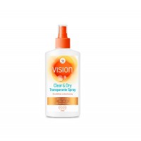 Clear & Dry Transparante Spray spf 30+  Vision