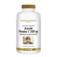 Acerola Vitamine C 500 mg VEGAN Golden Naturals