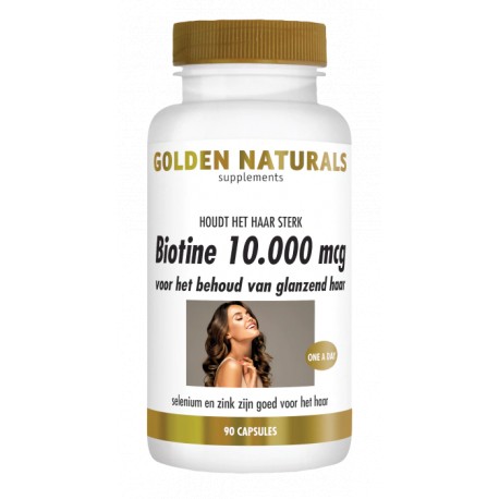 Biotine 10.000 mcg VEGAN Golden Naturals