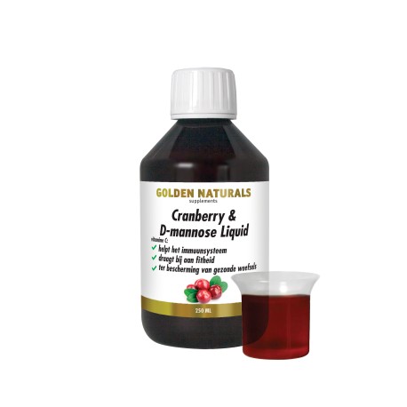 Cranberry & D-mannose Liquid VEGAN Golden Naturals