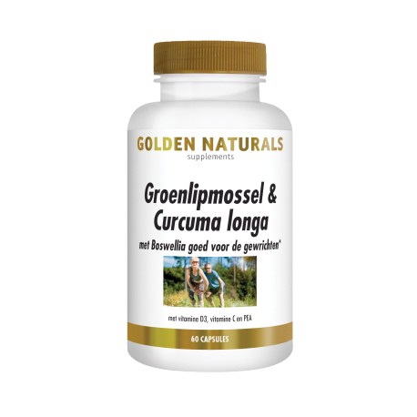 Groenlipmossel & Curcuma Longa Golden Naturals