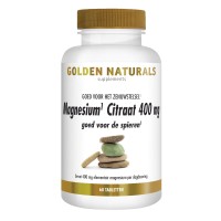 Magnesium Citraat 400 mg Golden Naturals 